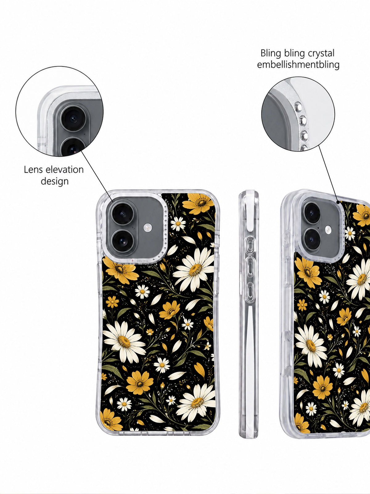 Night Petal Breeze görseli galeri görünümü 4 içeren iPhone 17 kılıfı