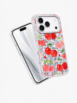 Cherry Picnic Memories iPhone 17 Pro Case – Watercolor Fruit Art