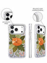 Sleeping Fox Botanical Dream iPhone 17 Pro Case