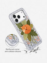 Sleeping Fox Botanical Dream iPhone 17 Pro Case