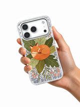 Sleeping Fox Botanical Dream iPhone 17 Pro Case