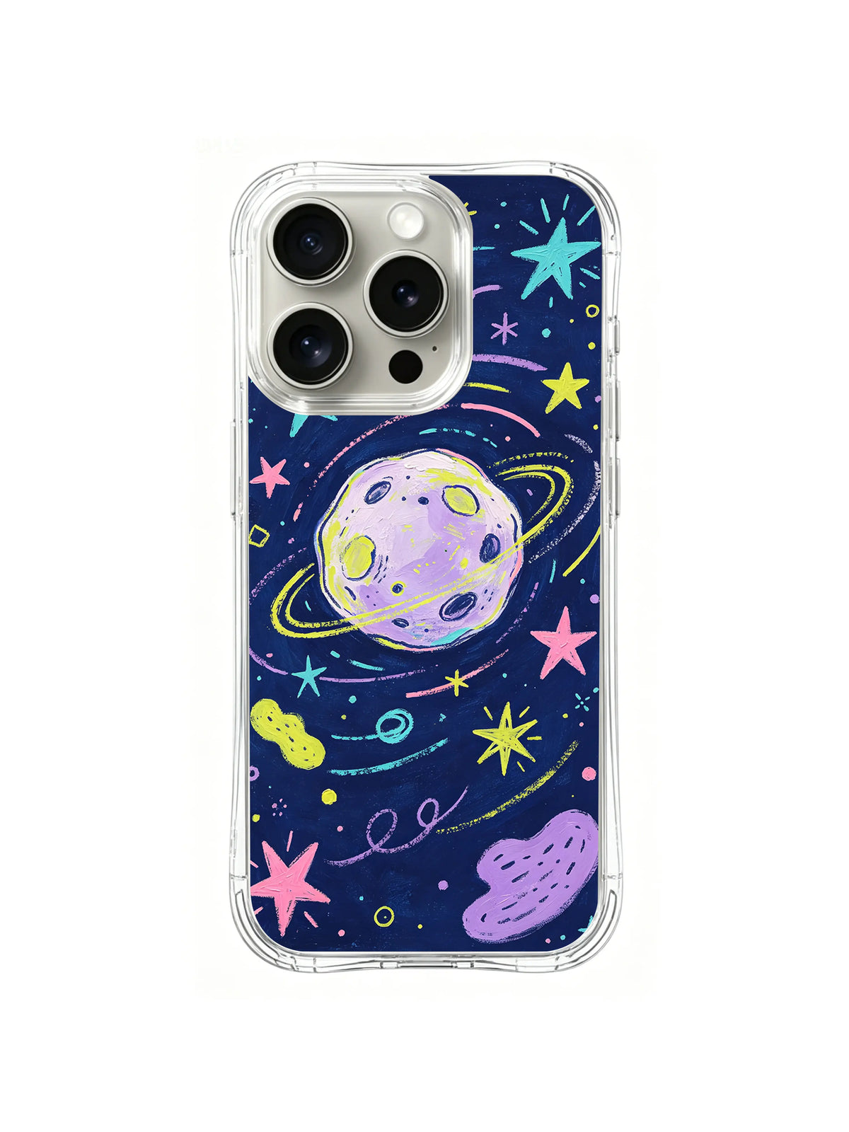 Lavender Orbit pattern iPhone 14 Pro Max case