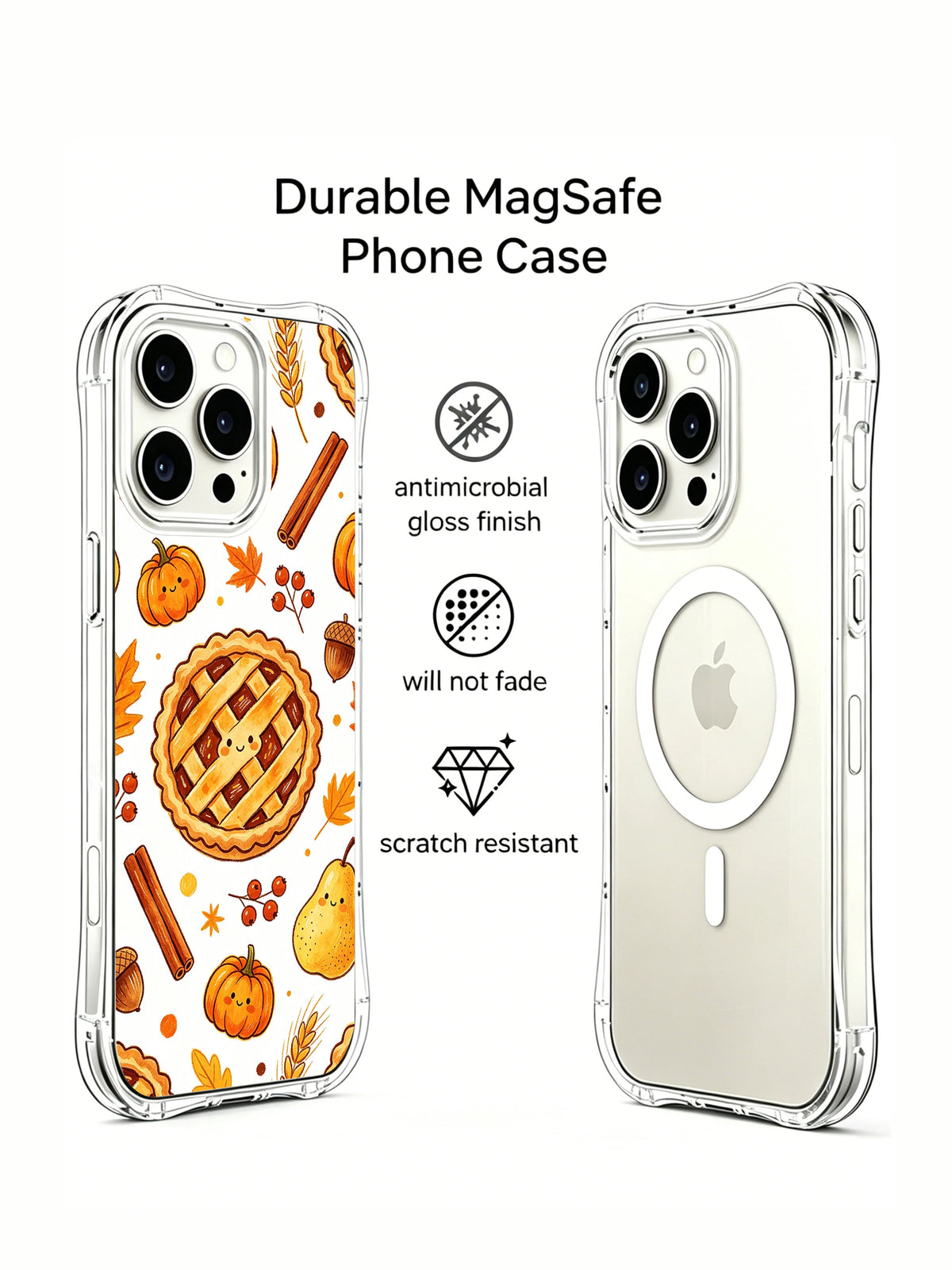 Cozy Thanksgiving Pumpkin Bakery: Printed rear view beside a case interior with a circular ring.