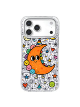 Pale Glitter Hush pattern on an iPhone 17 Pro Max case