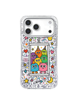 Pale Spark Celestial Void pattern on an iPhone 17 Pro Max case