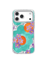 Tangerine Tide Purple Floral Drift Art Case for iPhone 17 Pro Max | Lila Marrow Artist Collab