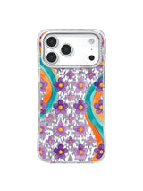 Tangerine Tide Purple Floral Drift Art Case for iPhone 17 Pro Max | Lila Marrow Artist Collab