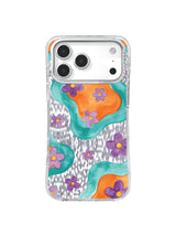 Tangerine Tide Purple Floral Drift Art Case for iPhone 17 Pro Max | Lila Marrow Artist Collab