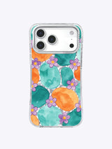 Tangerine Tide Purple Floral Drift Art Case for iPhone 17 Pro Max | Lila Marrow Artist Collab