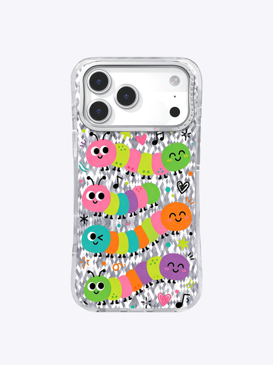 Wink Caterpillar Band artwork gallery view 1 on an iPhone 17 Pro Max case