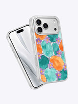 Tangerine Tide Purple Floral Drift Art Case for iPhone 17 Pro Max | Lila Marrow Artist Collab