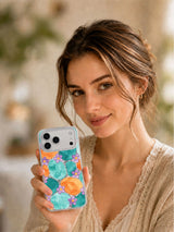 Tangerine Tide Purple Floral Drift Art Case for iPhone 17 Pro Max | Lila Marrow Artist Collab