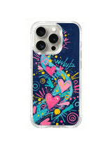 Heart Garden Pulse pattern iPhone 14 Pro Max case