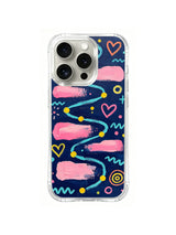 Ribbon Love Code pattern iPhone 14 Pro Max case