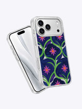Night Berry Star Flower Field Art Case for iPhone 17 Pro Max | Lila Marrow Artist Collab