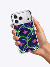 Night Berry Star Flower Field Art Case for iPhone 17 Pro Max | Lila Marrow Artist Collab
