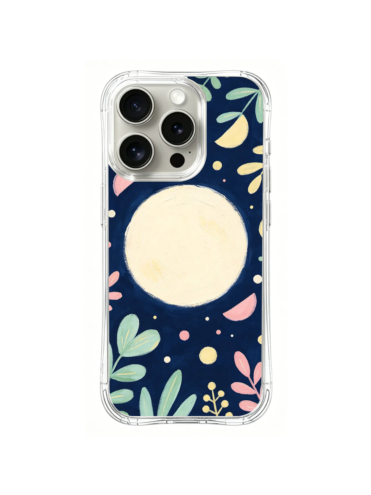 Moon Garden Bubble pattern iPhone 14 Pro Max case