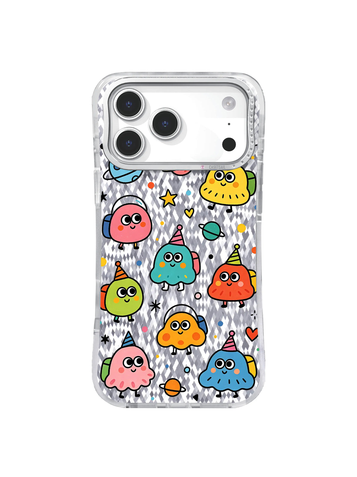 Glitter Void pattern içeren iPhone 17 Pro Max kılıfı