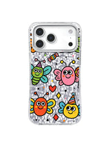 Pastel Negative pattern on an iPhone 17 Pro Max case