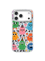 Confetti Chroma Grid pattern on an iPhone 17 Pro Max case