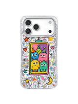 Muted Dream Voyage pattern on an iPhone 17 Pro Max case