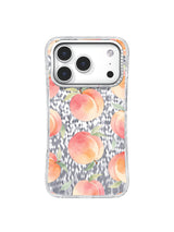 Pastel Peach Garden iPhone 17 Pro Case – Watercolor Fruit Art
