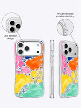 Jelly Topographic Map Abstract Art Case for iPhone 17 Pro Max | Lila Marrow Artist Collab