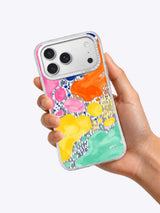 Jelly Topographic Map Abstract Art Case for iPhone 17 Pro Max | Lila Marrow Artist Collab