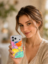 Jelly Topographic Map Abstract Art Case for iPhone 17 Pro Max | Lila Marrow Artist Collab