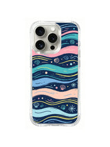 Sunlit Wave Lines pattern iPhone 14 Pro Max case