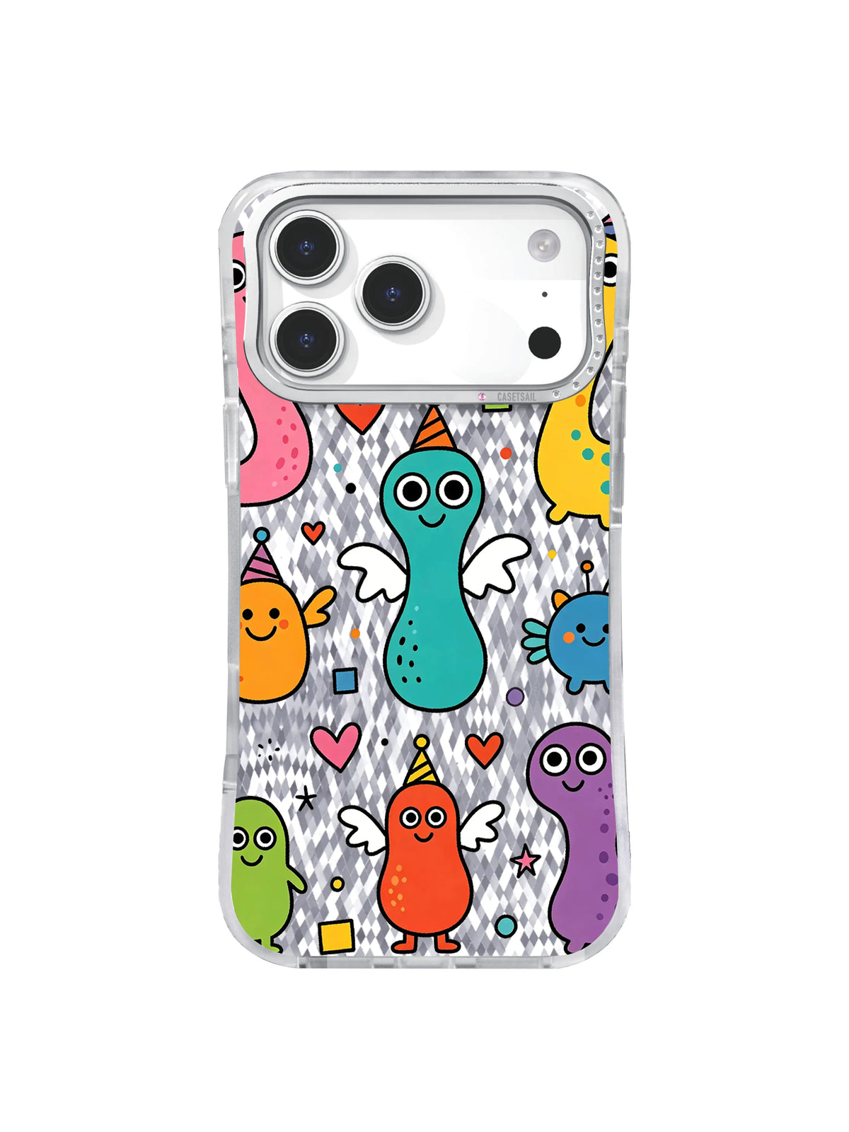 Primitive Cheer Lull pattern içeren iPhone 17 Pro Max kılıfı