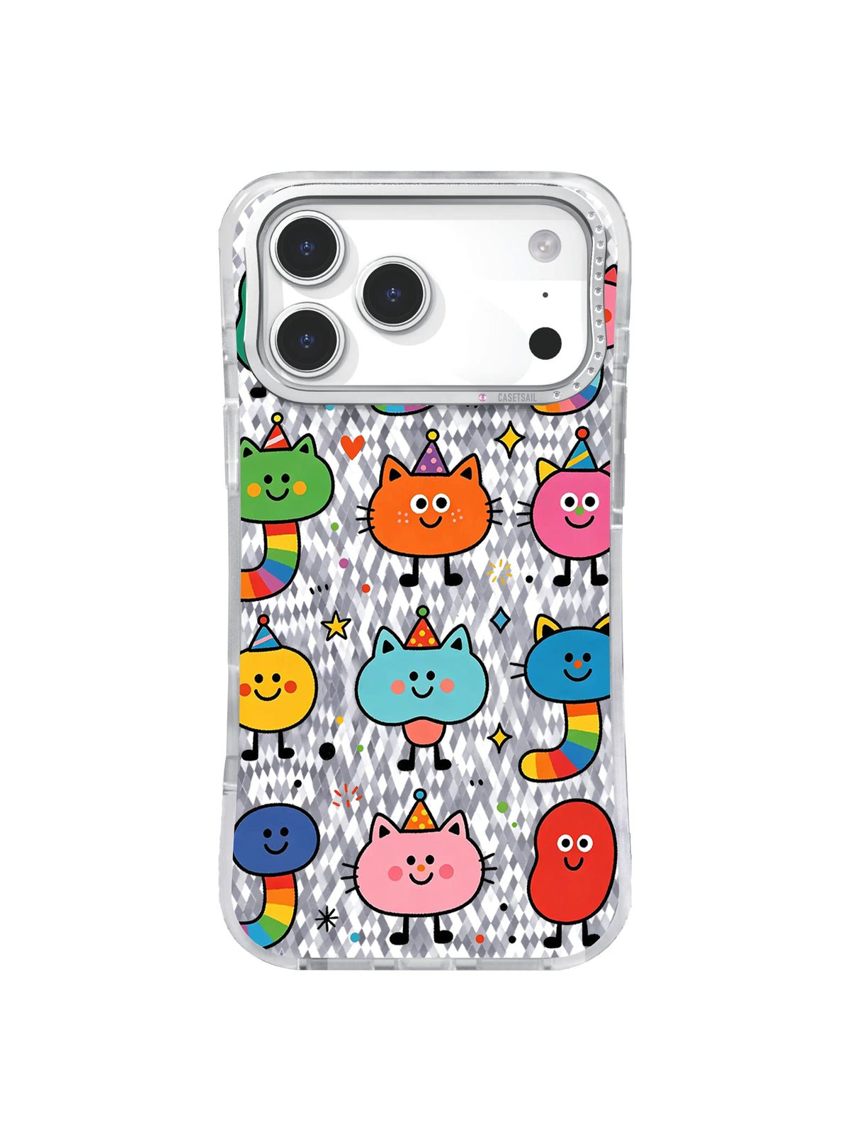 Neutral Lull pattern içeren iPhone 17 Pro Max kılıfı