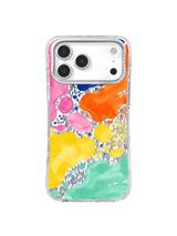 Jelly Topographic Map Abstract Art Case for iPhone 17 Pro Max | Lila Marrow Artist Collab