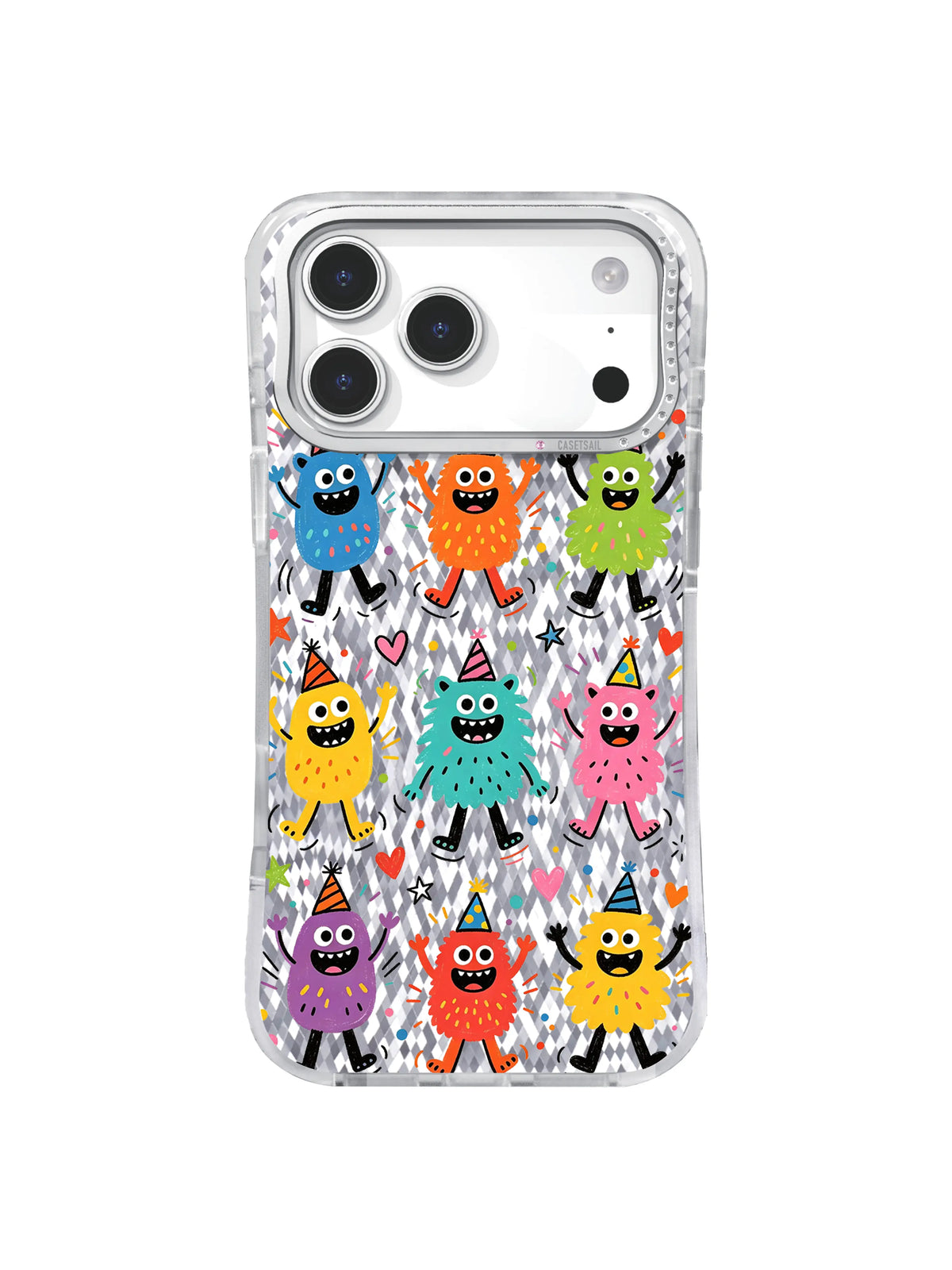 Gentle Individuality pattern on an iPhone 17 Pro Max case
