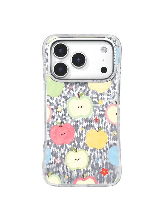 Candy Apple Breeze iPhone 17 Pro Case – Colorful Fruit Art
