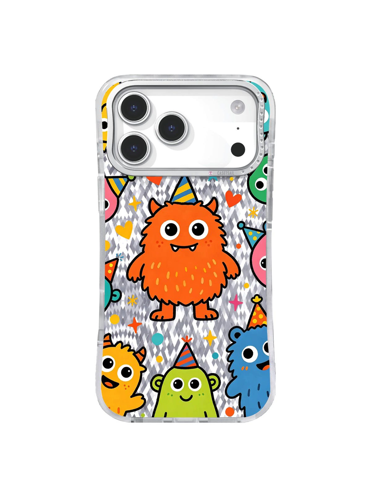Carnival Void Cadence pattern on an iPhone 17 Pro Max case