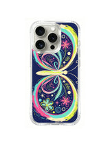Infinity Butterfly Garden pattern iPhone 14 Pro Max case