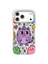 Airy Confetti Hush pattern içeren iPhone 17 Pro Max kılıfı