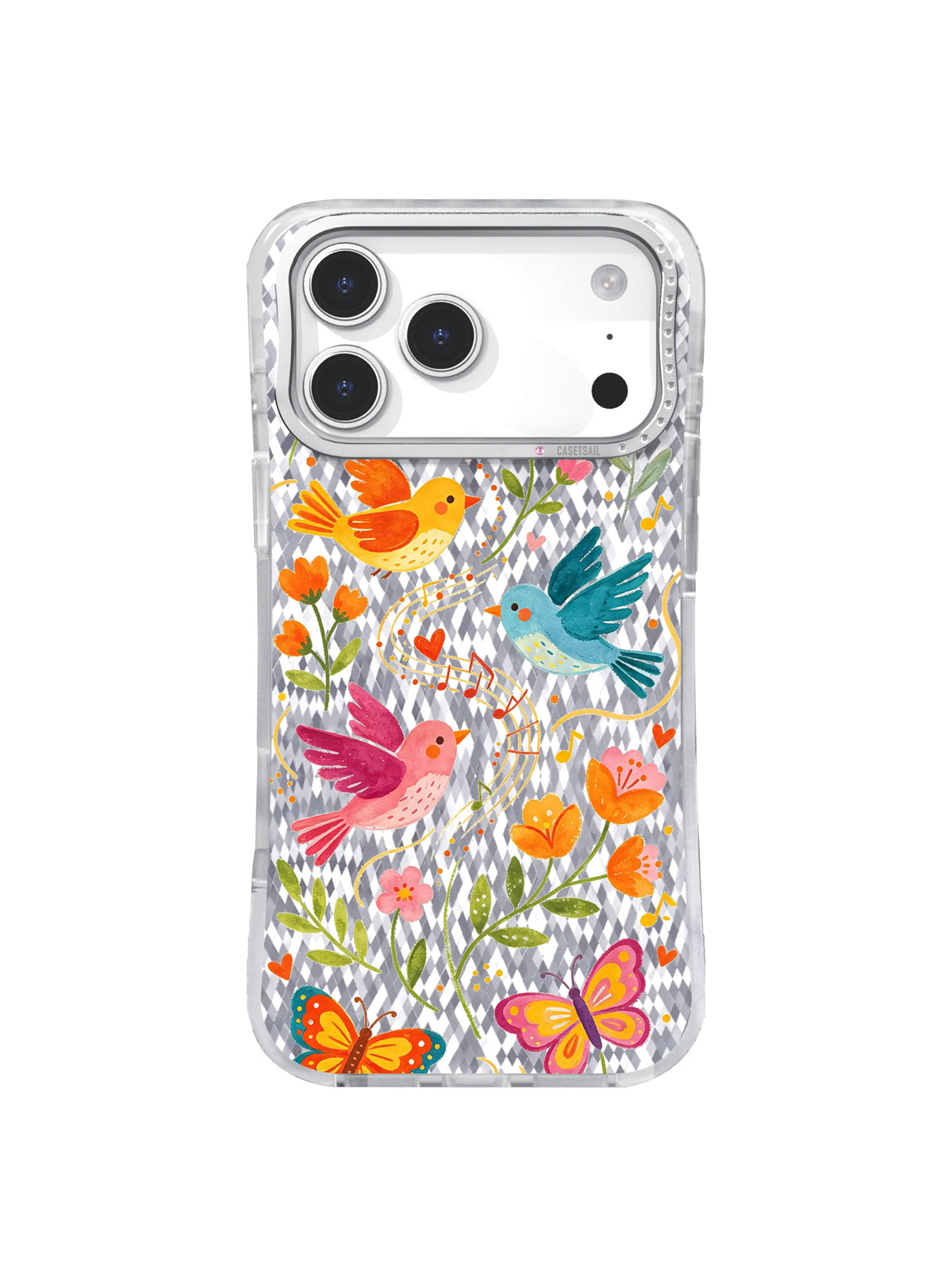 Still Cadence pattern on an iPhone 17 Pro case