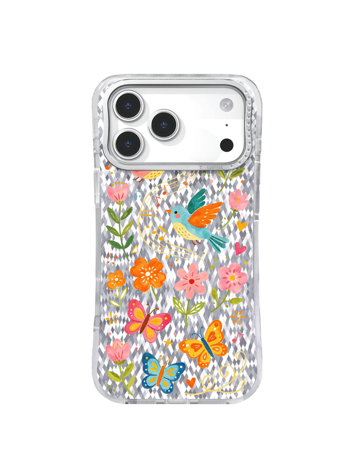 Waltz Void pattern on an iPhone 17 Pro case