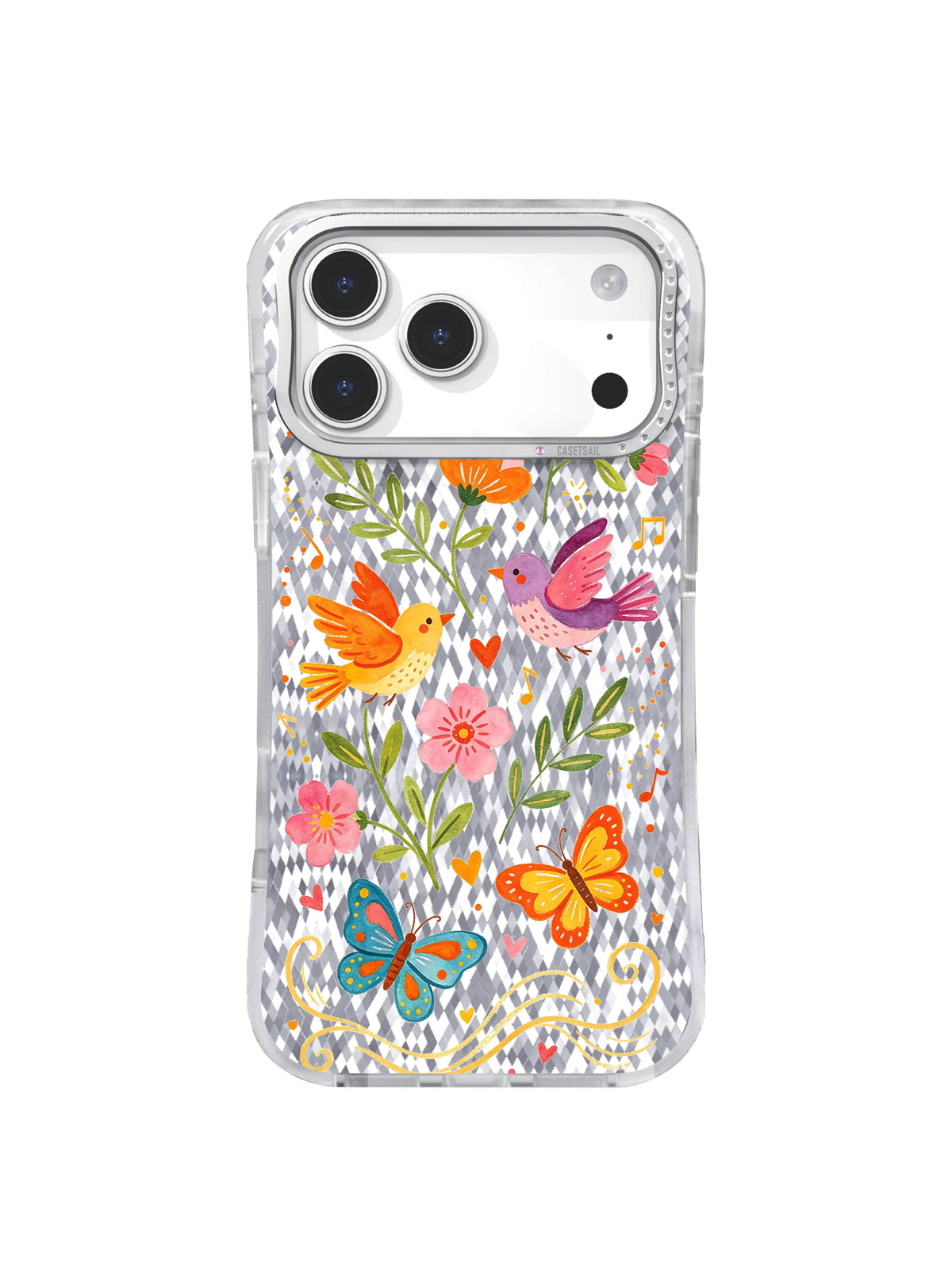 Three Birds Spring Dance artwork gallery view 19 on an iPhone 17 Pro case
