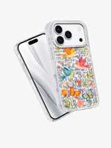 Three Birds Spring Dance artwork gallery view 2 on an iPhone 17 Pro case