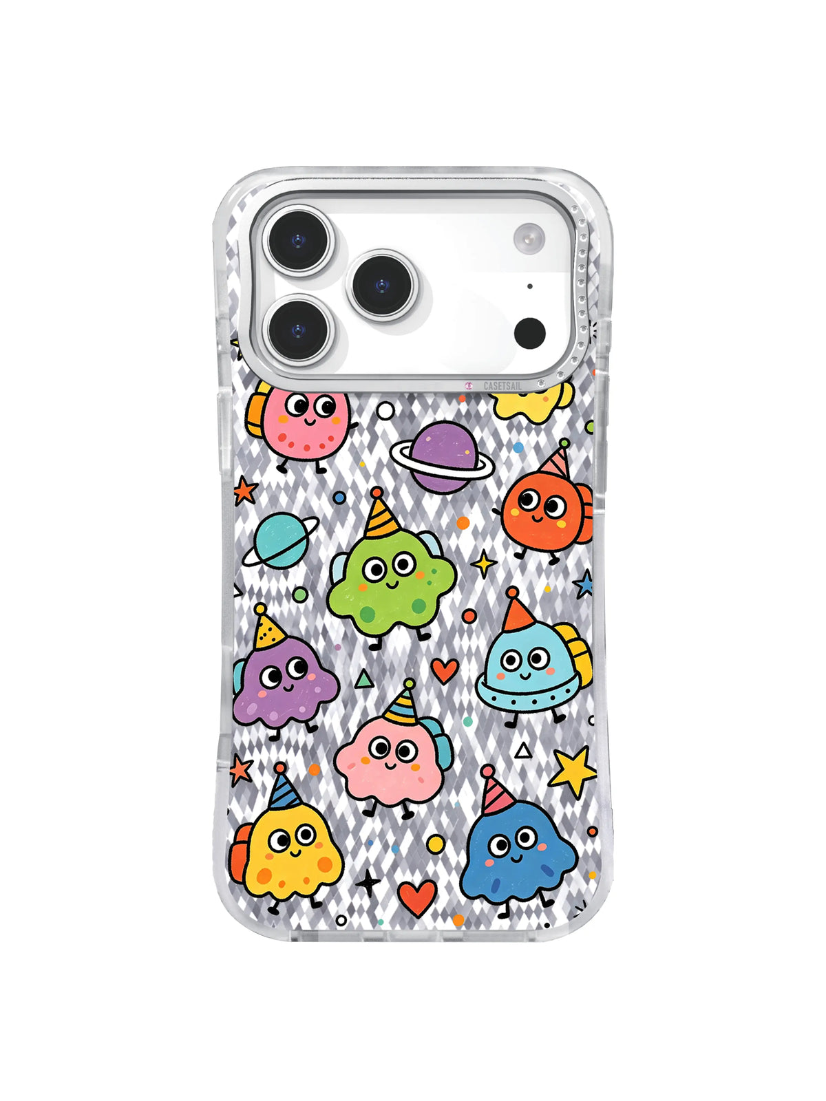 Tiny Satchel pattern içeren iPhone 17 Pro Max kılıfı