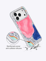 Sugar Cloud Drift Coordinate Art Case for iPhone 17 Pro Max | Lila Marrow Artist Collab