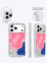 Sugar Cloud Drift Coordinate Art Case for iPhone 17 Pro Max | Lila Marrow Artist Collab