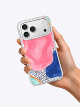 Sugar Cloud Drift Coordinate Art Case for iPhone 17 Pro Max | Lila Marrow Artist Collab