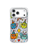 Tiny Crest pattern on an iPhone 17 Pro Max case
