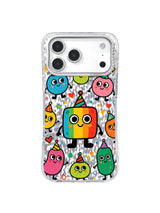 Muted Selfhood pattern içeren iPhone 17 Pro Max kılıfı