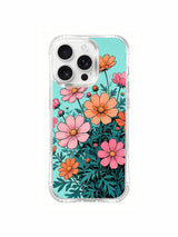 Teal Embrace pattern option on an iPhone 16 Pro Max case