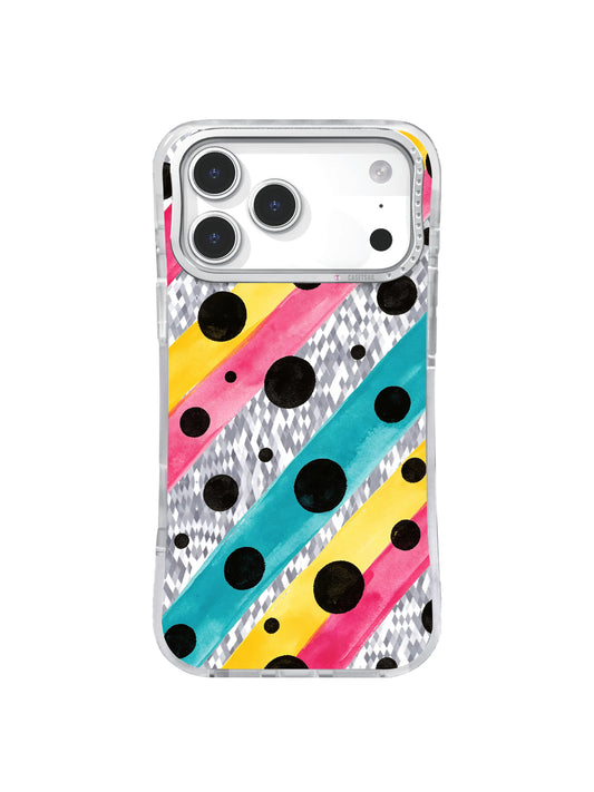 iPhone 17 Pro Max için Cherry Soda Beat Pop Art Kılıf | Lila Marrow Sanatçı İşbirliği